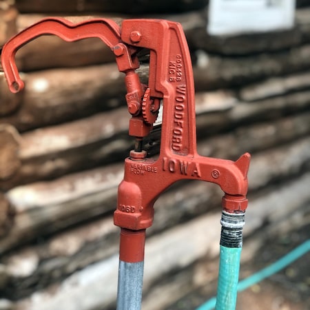 Woodford Mfg 1 in. x 3/4 in. NPT x MPT 1 in. Stainless Steel Pipe x 4 ft. Bury IOWA Freezeless Yard Hydrant Y34-4-SS